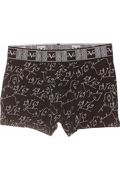 VERSACE Pánské boxerky černé s potiskem Velikost S | VERSACE | obrázek 2