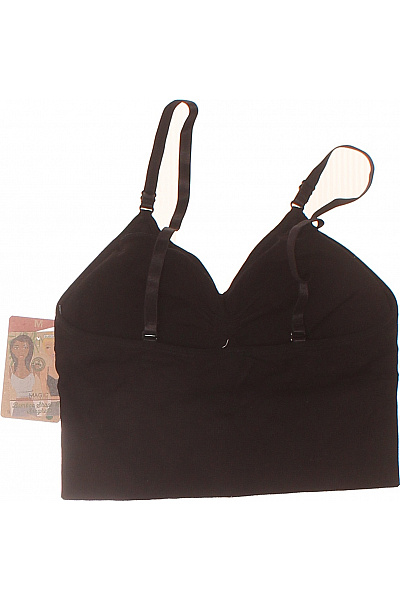 Magic Body Fashion Dámská černá bezešvá trojúhelníková podprsenka crop top Velikost M | Magic Body Fashion | obrázek 2