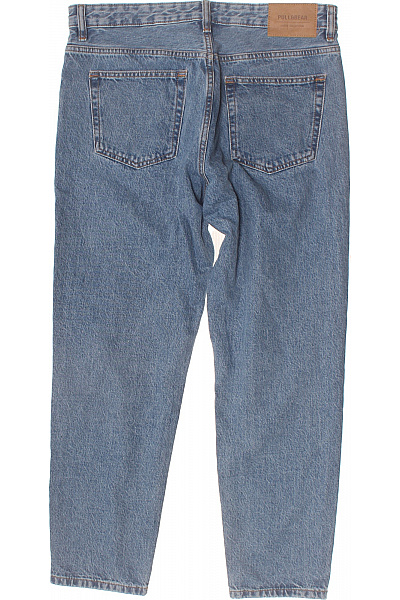 PULL&BEAR Pánské džíny modré rovné klasické s kapsami Vel. 42 | PULL&BEAR | obrázek 2