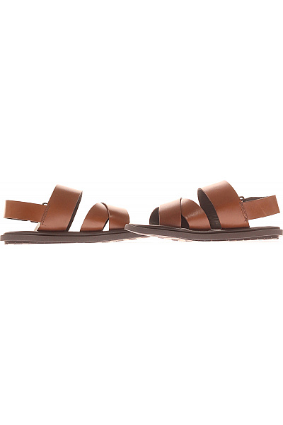 kožené hnědé sandály volnočasové letní s páskem Vel. 38 | Unimoda | obrázek 5