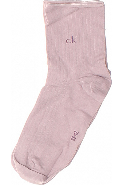 Calvin Klein Růžové žebrované Ponožky 39-42 Velikost 39/42