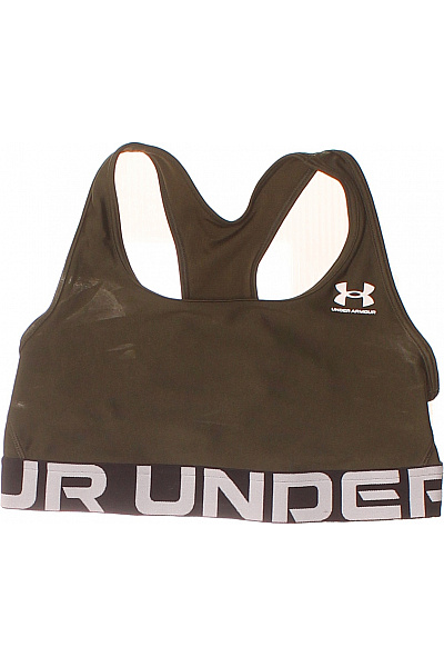 UNDER ARMOUR Dámská Sportovní Podprsenka Hladká Zelená Velikost S