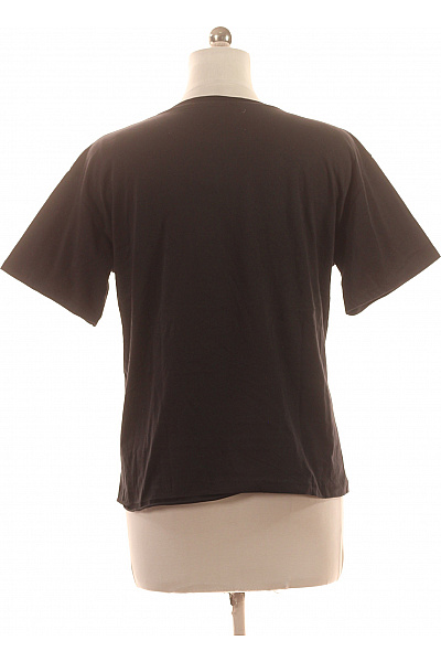 Dámské tričko s krátkým rukávem basic černé Velikost XL | Unimoda | obrázek 2