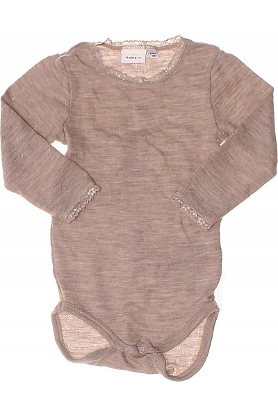 Name It Dětské Vlněné Body S Krajkou Vel. 80