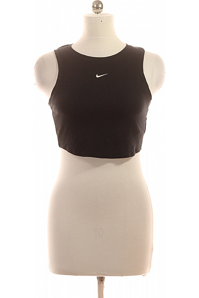 Nike Dámské černé tílko crop top na cvičení Vel. M | Nike | obrázek 2