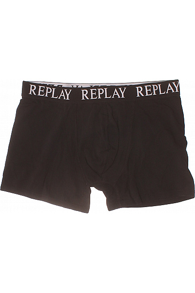 REPLAY pánské boxerky bavlněné černé Velikost EU XL | REPLAY | obrázek 2
