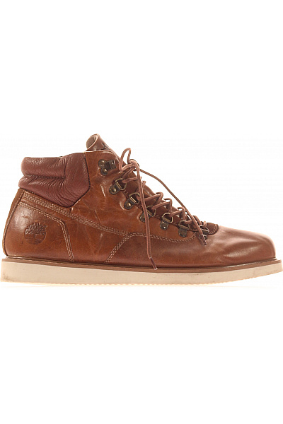Timberland Pánské Kožené Kotníkové šněrovací Outdoorové Boty Hnědé Velikost 45.5