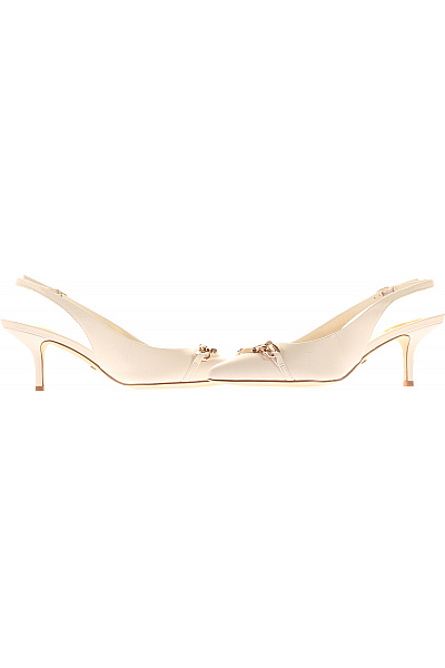 Guess dámské lodičky na podpatku elegantní béžové kožené s páskem Vel. 37 | Guess | obrázek 5