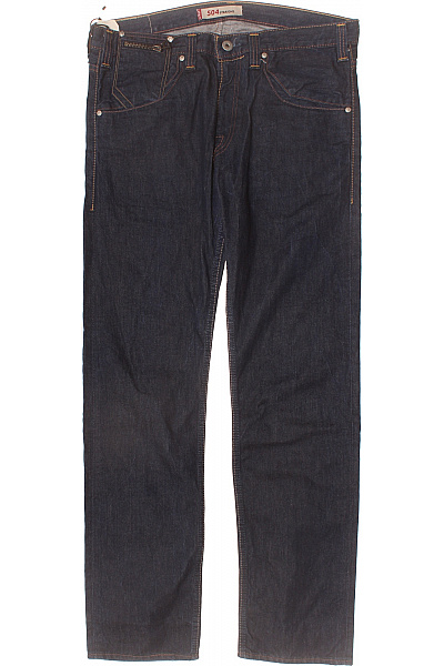 LEVIS Dámské Džíny Rovné Tmavě Modré S Kapsami Velikost L