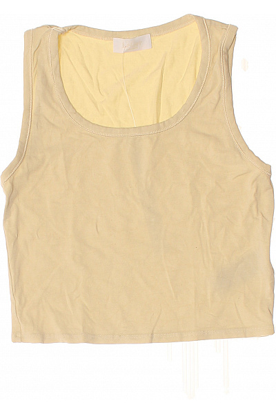 LeGer by Lena Gercke dámské basic tílko bez rukávů crop top žluté Vel. EU 38 | LeGer by Lena Gercke | obrázek 2