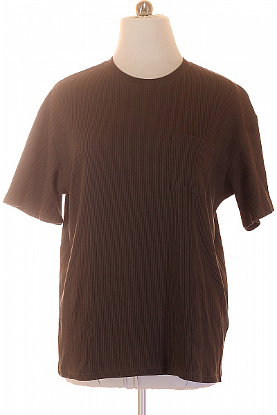 ONLY & SONS Pánské tričko s krátkým rukávem a kapsou hnědé bavlněné basic Vel. EU 2XL | ONLY & SONS | obrázek 2