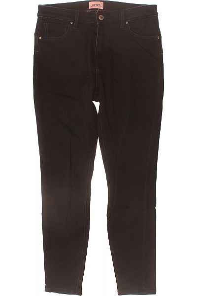 ONLY Dámské černé Strečové Skinny Džíny S Vysokým Pasem Velikost L