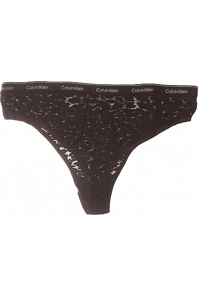 Calvin Klein Dámské krajkové kalhotky černé | Calvin Klein | obrázek 2