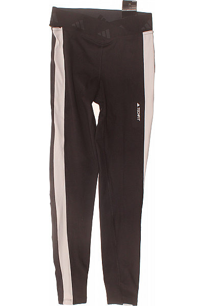 ADIDAS Dívčí Legíny černé S Pruhy Vel. 32/34