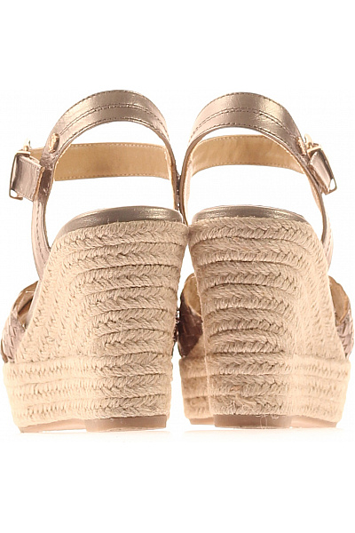 CARMELA dámské zlaté espadrilky na platformě s páskem Vel. 36 | CARMELA | obrázek 4