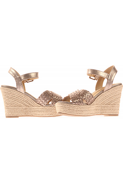 CARMELA dámské zlaté espadrilky na platformě s páskem Vel. 36 | CARMELA | obrázek 5