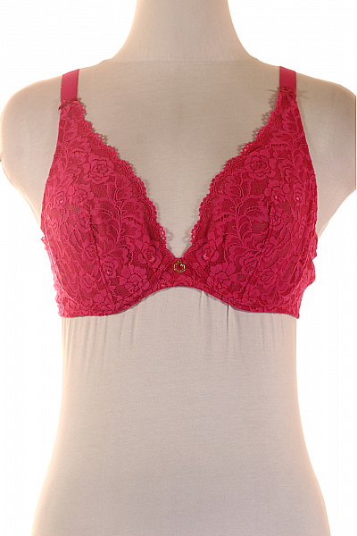 Dámská krajková podprsenka push up růžová | Unimoda | obrázek 2