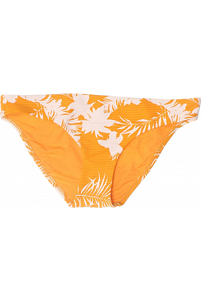Dámské oranžové květinové bikiny žebrované Velikost 38 | Unimoda | obrázek 2