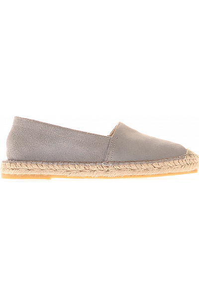 Fred De La Bretoniere Dámské šedé Semišové Espadrilky Nazouvací Volnočasové Letní Vel. 37