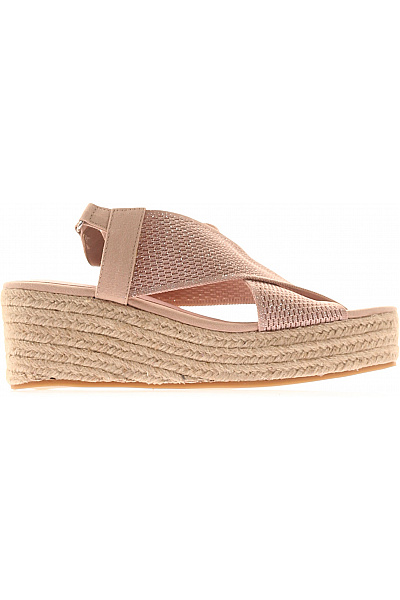 La Strada Růžové Textilní Espadrilky Na Platformě Letní Velikost 38
