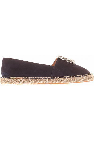 HAMMERSTEIN Dámské Espadrilky Semišové S Kamínky Elegantní Letní Nazouvací Velikost 40
