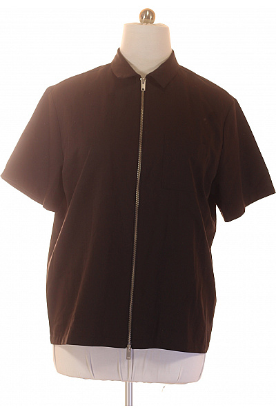 Pánské košile s krátkým rukávem na zip Vel. XL | Unimoda | obrázek 2