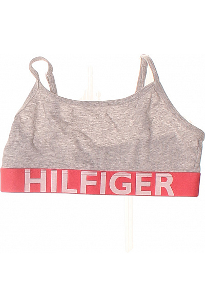 TOMMY HILFIGER šedé Dívčí Sportovní Podprsenka S Logem