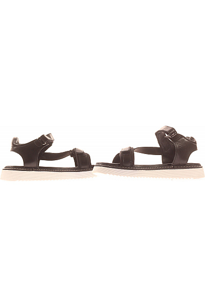 Copenhagen shoes Dámské černé kožené sandály na platformě letní volnočasové Velikost 39 | Copenhagen shoes | obrázek 5