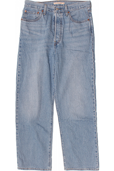 LEVIS Dámské Modré Džíny Volné S Vysokým Pasem Vel. 30