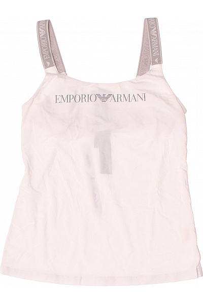 ARMANI růžové tílko s potiskem basic Velikost S | ARMANI | obrázek 2