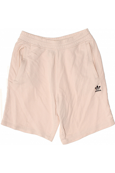 ADIDAS Dámské Bavlněné Kraťasy Růžové Volnočasové S Kapsami Velikost EU M