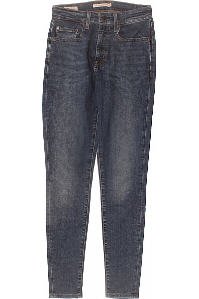 LEVIS Dámské Džíny Skinny Strečové Modré S Vysokým Pasem Vel. 27