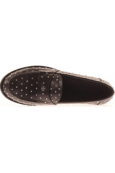 Tory Burch Dámské kožené mokasíny černé studded Velikost 9 | Tory Burch | obrázek 2