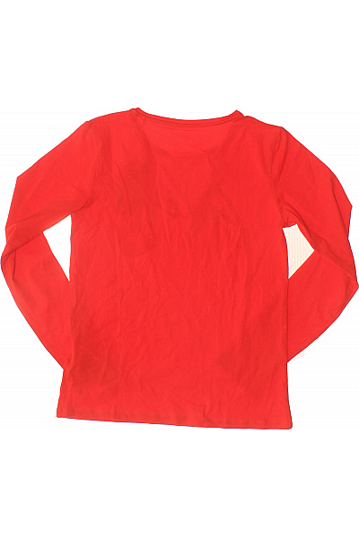 Guess Dívčí červené tričko s dlouhým rukávem a potiskem Velikost 12 | Guess | obrázek 2