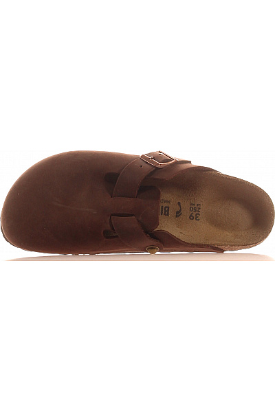 Birkenstock dámské kožené nazouvací hnědé volnočasové dřeváky s přezkou Vel. 39 | Birkenstock | obrázek 2
