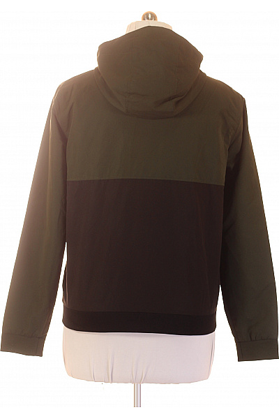 JACK & JONES Pánská bunda s kapucí zelená sportovní lehká větrová Velikost L | JACK & JONES | obrázek 2