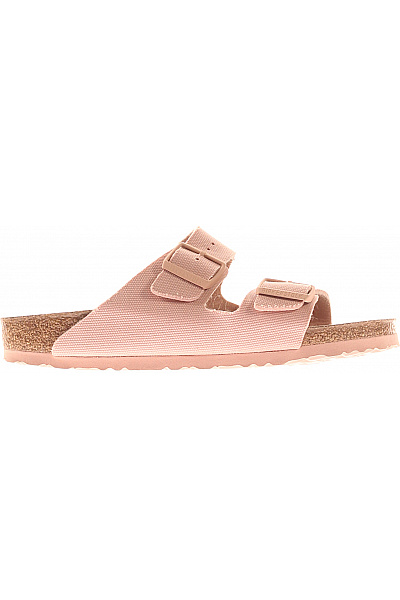 Birkenstock Dámské Růžové Plátěné Nazouvací Sandály S Přezkou Vel. 39