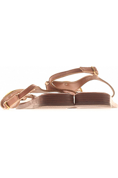 Guess dámské hnědé kožené sandály na nízkém podpatku Velikost 37 | Guess | obrázek 4