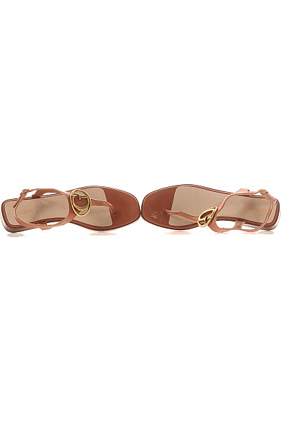Guess dámské hnědé kožené sandály na nízkém podpatku Velikost 37 | Guess | obrázek 5