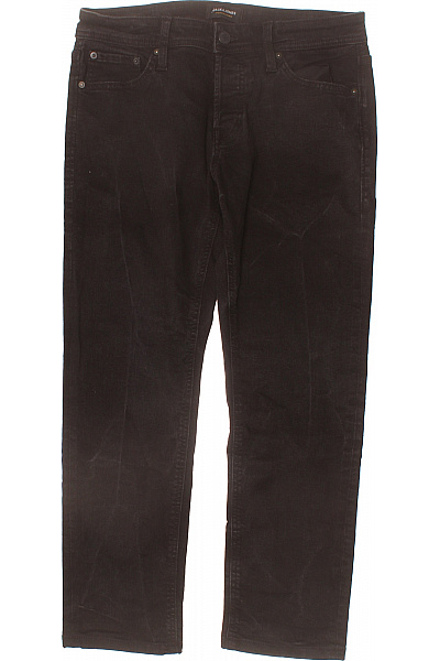 JACK & JONES Pánské Bavlněné Džíny Rovné černé Velikost EU 31/30