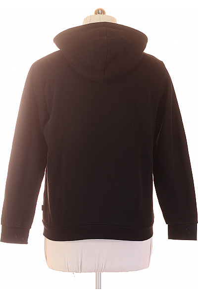 JACK & JONES pánská černá mikina s kapucí na zip s dlouhým rukávem Vel. L | JACK & JONES | obrázek 2