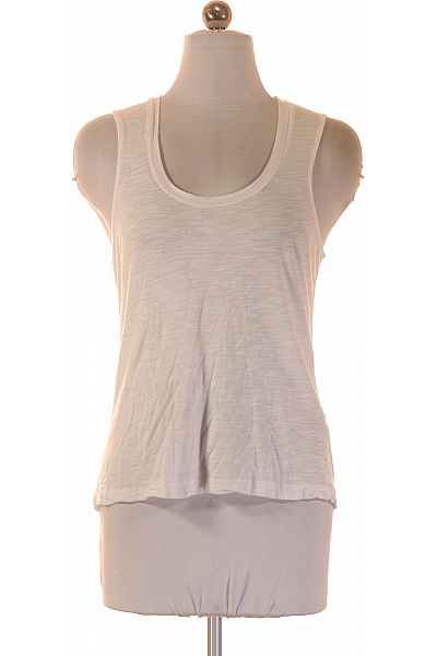 American Vintage Dámské tílko bílé basic bez rukávů Vel. 34 | American Vintage | obrázek 2
