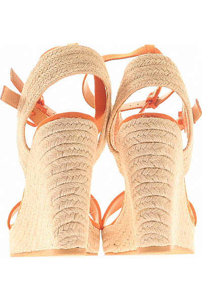 dámské oranžové espadrilky na klínku s páskem Velikost 41 | Unimoda | obrázek 4