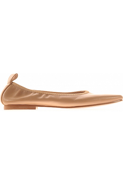 Clarks Dámské Béžové Kožené Baleríny špičaté Elegantní Jarní Volnočasové Velikost 23.5