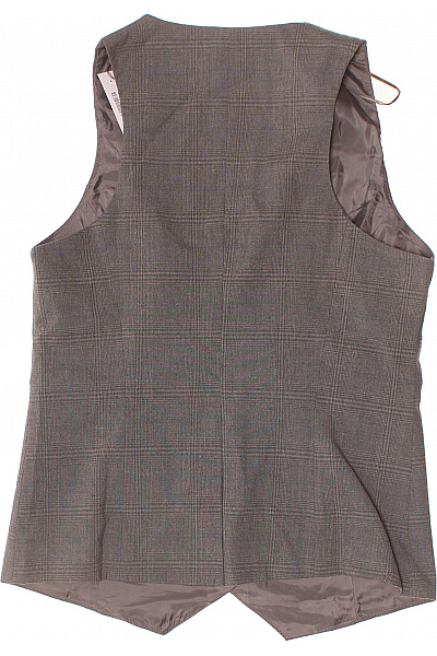 PULL&BEAR elegantní kostkovaná vesta bez rukávů Velikost m | PULL&BEAR | obrázek 3