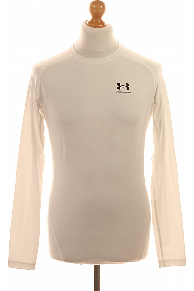 UNDER ARMOUR Pánské Tričko S Dlouhým Rukávem Bílé Funkční Velikost L