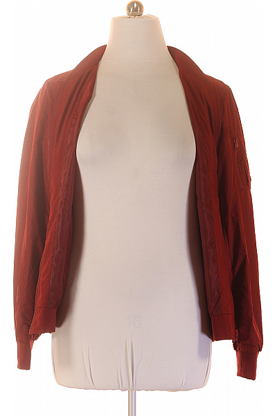 URBAN CLASSICS Pánská bomber bunda červená se zipem lehká moderní Vel. EU L | URBAN CLASSICS | obrázek 3