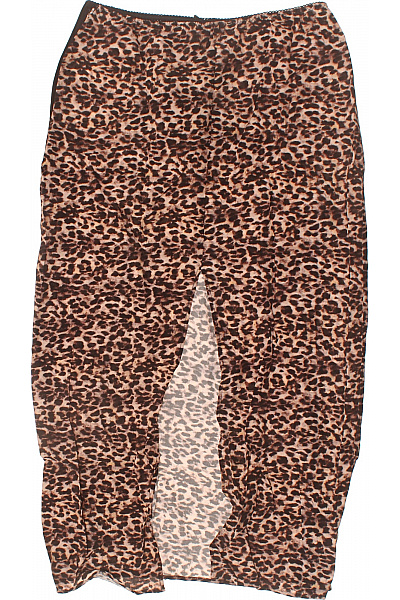 PULL&BEAR Dámská dlouhá sukně leopardí vzorovaná průsvitná Vel. l | PULL&BEAR | obrázek 2