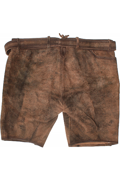 Pánské kožené kraťasy hnědé vintage s kapsami Vel. 54 | Unimoda | obrázek 3