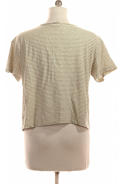 TOMMY HILFIGER Dámské tričko s krátkým rukávem pruhované basic Vel. M | TOMMY HILFIGER | obrázek 3